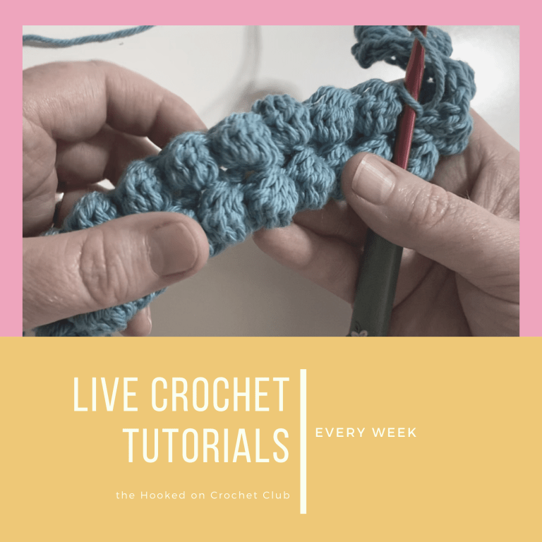 Live Crochet Tutorials